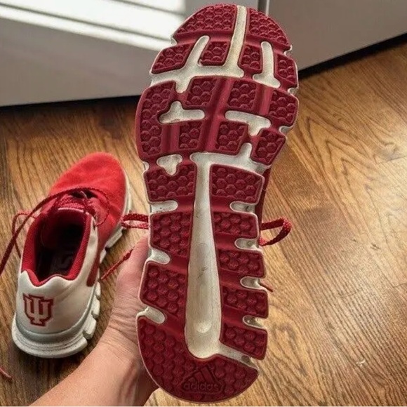 Adidas Indiana Hoosiers Gameday Sneakers Shoes Red - Men's Size Us 13 - Picture 7 of 7